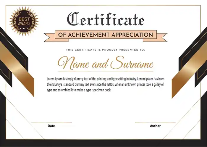 I can create professional and diploma certificate or custom certificate