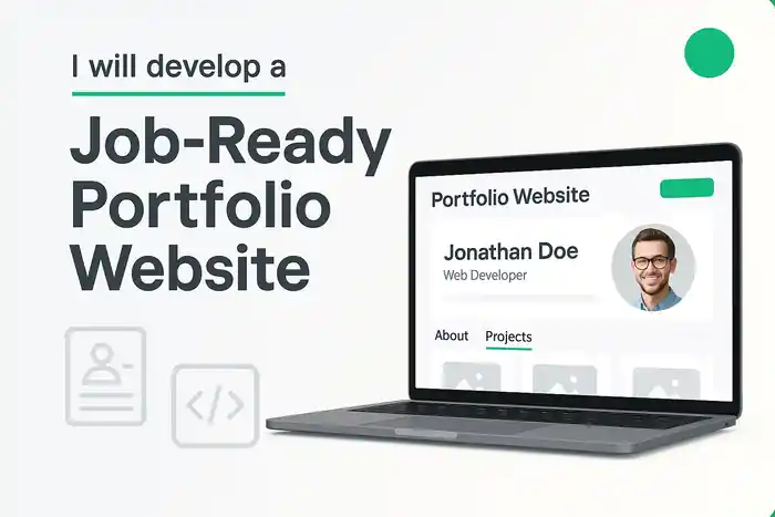 I can build a professional portfolio website to showcase your work