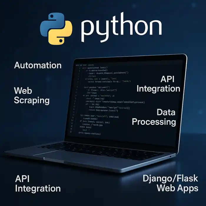 I can I can automate your business tasks using Python scripts