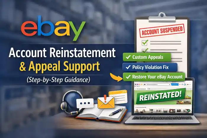 I can reinstate suspended eBay accounts with professional appeals