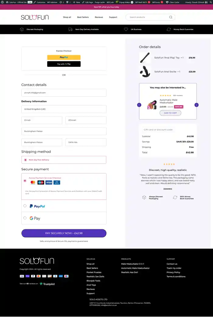 I can design custom product page checkout page for your woocommerce store