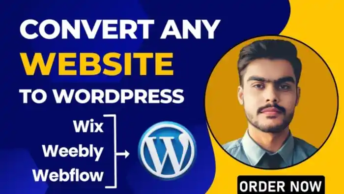 I can copy clone website or transfer wix to wordpress website