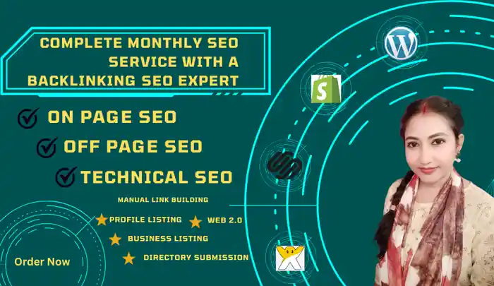 I can Complete Monthly SEO Service