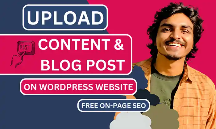 I can upload content and blog posts as a wordpress virtual assistant
