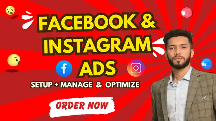 I can setup facebook ads, instagram ads, engagement ads, Meta Pixel