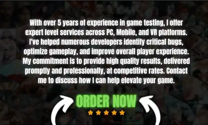 I can test and review your game on any platform