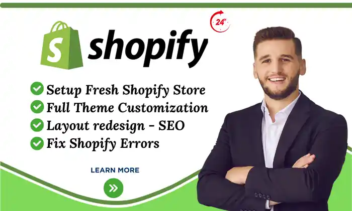 I can Design or redesign shopify website, Shopify theme customization