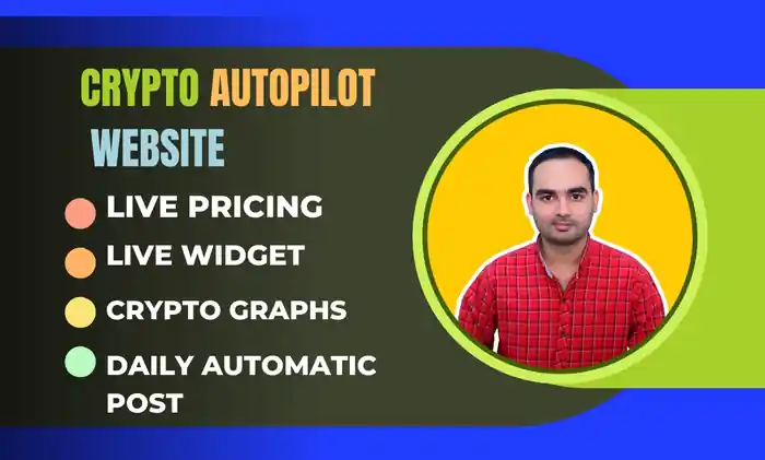 I can create automated crypto news website cryptocurrency