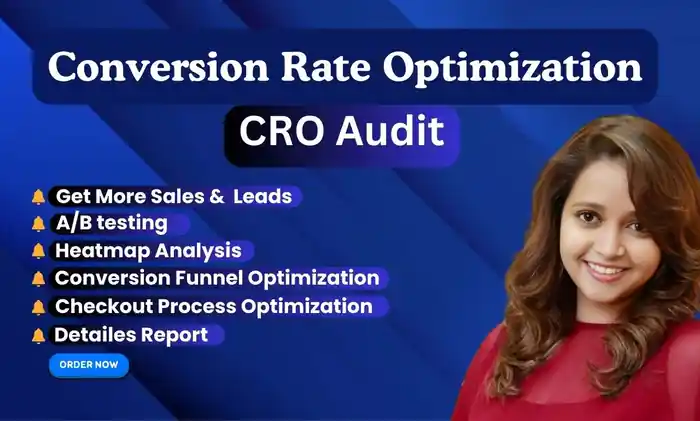 I can audit & optimize your website to increase your conversion rate