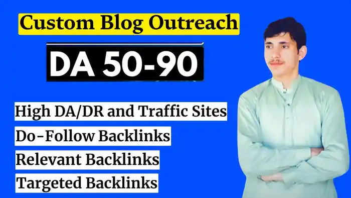 I can do Custom Blog Outreach | Link Building Guest Post and Haro backlinks