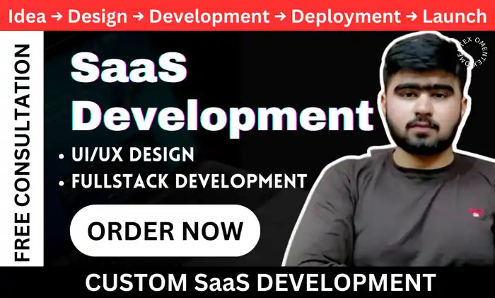 I can design and develop a complete saas web application