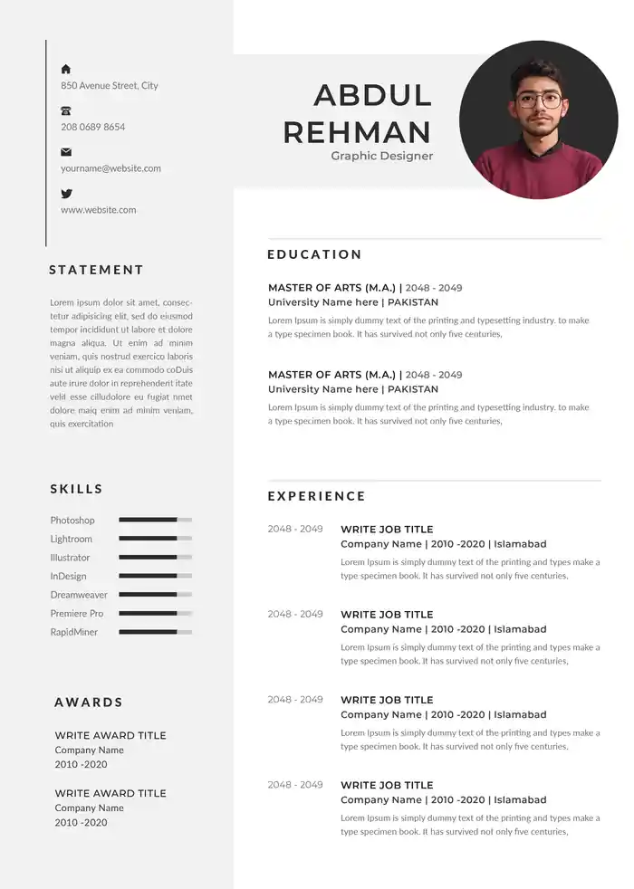 I can deliver ats friendly resume and design that get noticed