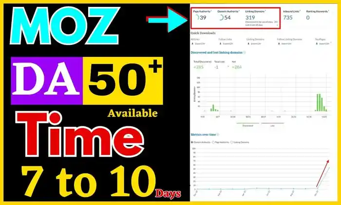 I can increase Domain Authority DA 0 to 40+ with Permanent SEO Backlinks