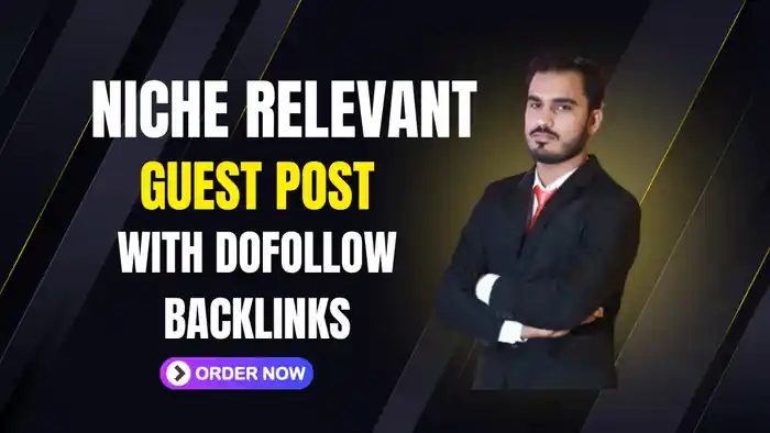 I can Niche Relevant Guest Post with dofollow backlinks