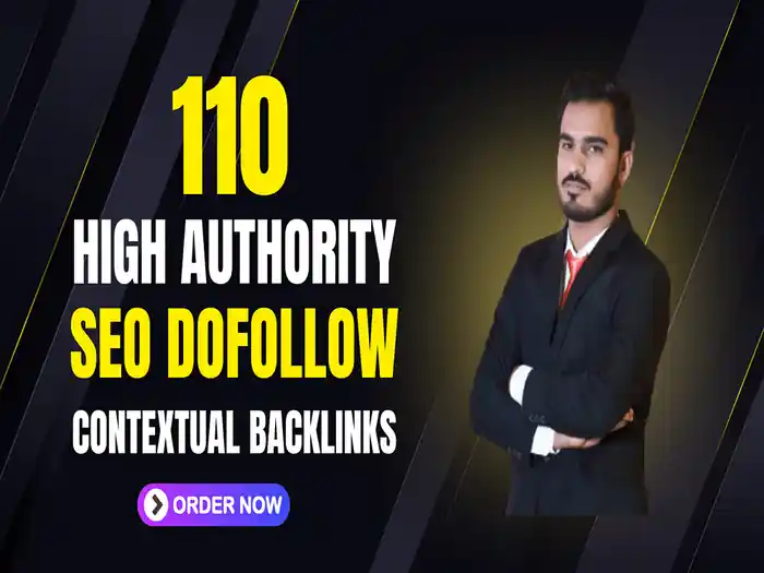 I can create 110 da90 high authority dofollow contextual SEO backlinks