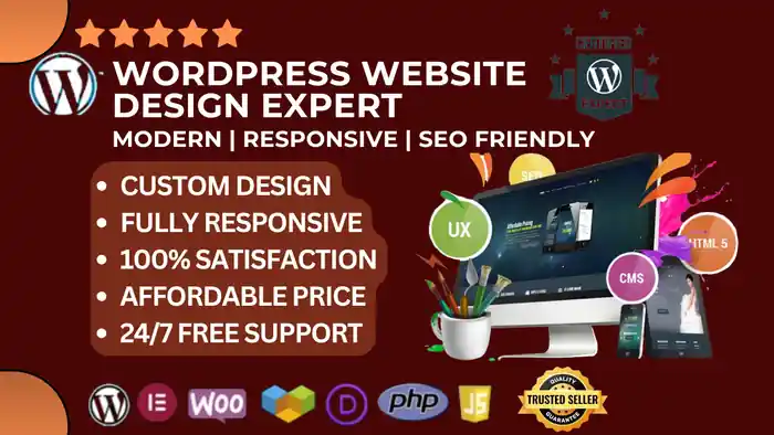 I can build responsive wordpress ecommerce website or woocommerce store