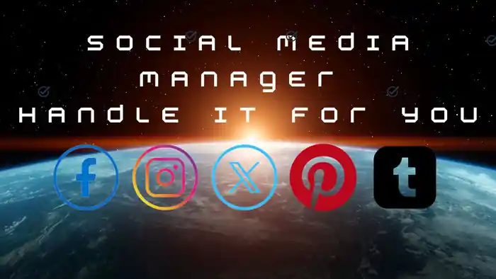 I can social media manager handle it for you grow your brand