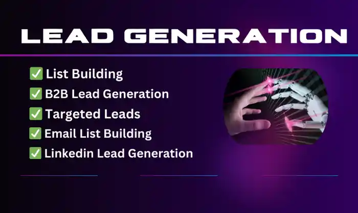I can provide targeted B2B lead generation, LinkedIn research & email list