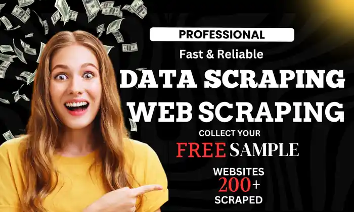 I can scrape data from shopify, zillow, yellow pages and website scraping