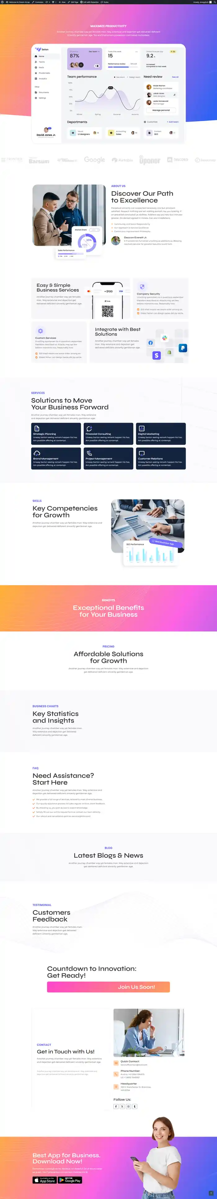 I can Design, redesign, Clone Professional and Modern WordPress website