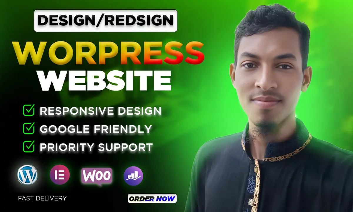 I can design, redesign, copy clone wordpress business website development