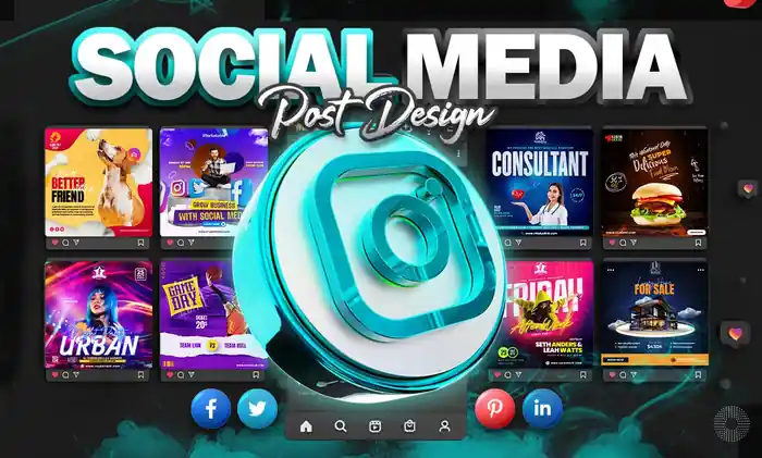 I can design premium social media post, design, banner ads