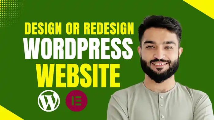 I can build, revamp, create wordpress website design, redesign website