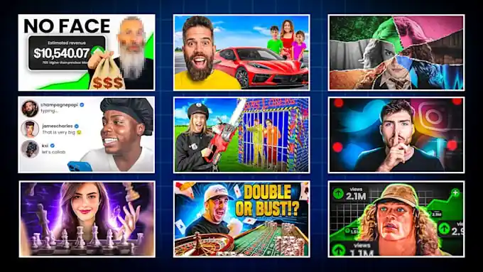 I can design attractive clickbait amazing YOUTUBE THUMBNAIL or cover in 3hr