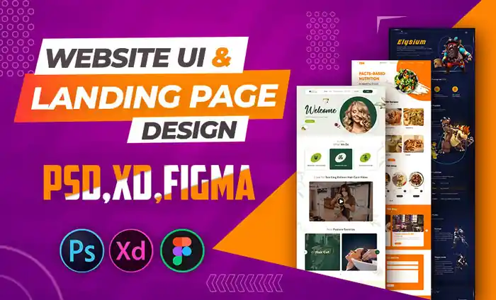 I can  design figma website UI and landing page design