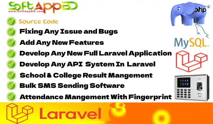 I can develop php, Laravel, ReactJs Web Application