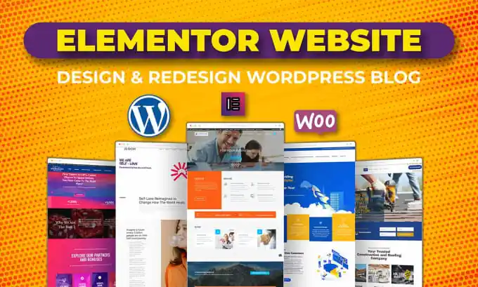 I can Design a stunning, responsive wordpress website with elementor pro
