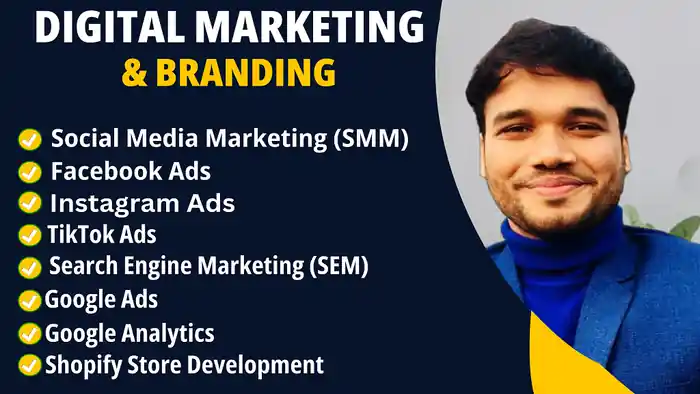 I can be your digital marketing manager and social media manager