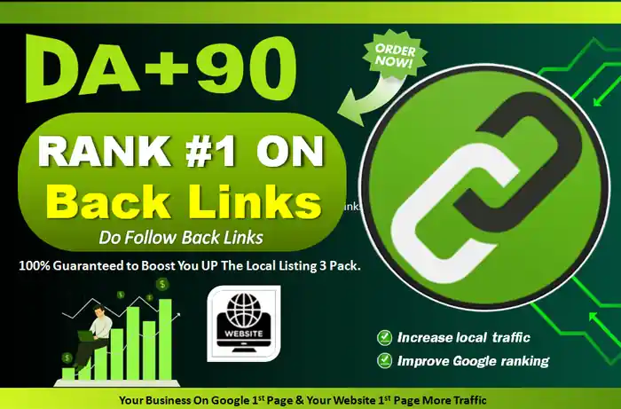 I can create high da white hat SEO backlinks to improve website ranking