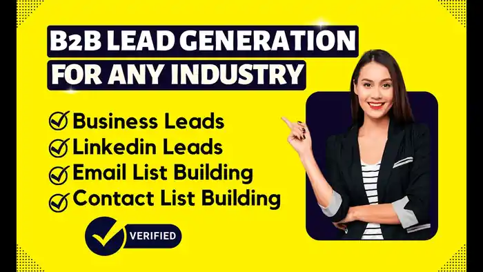 I can do lead generation, prospect list finding & email finding
