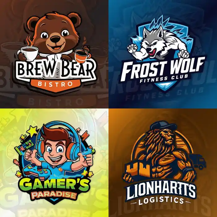 I can do unique, vintage, mascot cartoon, esports and gaming logo