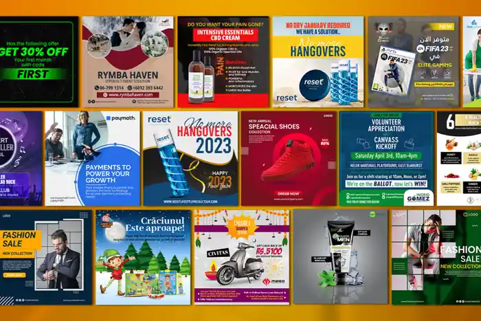 I can design premium social media post, design, banner ads