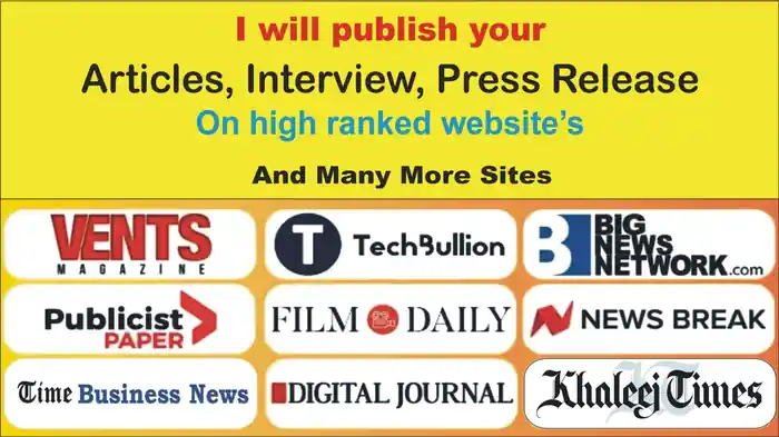 I can publish your article or press release on high ranked website