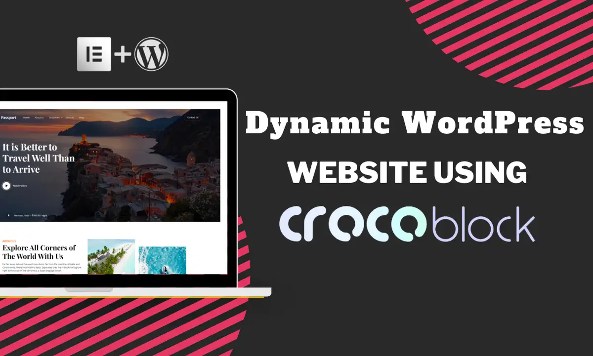 I can Build Dynamic Wordpress Booking Website With Elementor And CrocoBlock