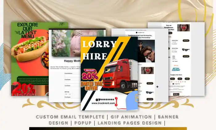 I can High-Converting Custom Email Newsletter Templates Mailchimp & Klaviyo