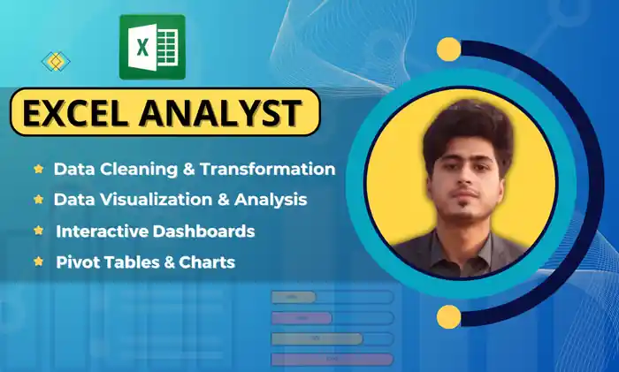I can do data analysis, create dashboards and reports using excel