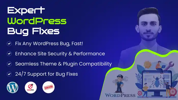 I can fix wordpress bugs, fix wordpress website, fix wordpress issues,Errors
