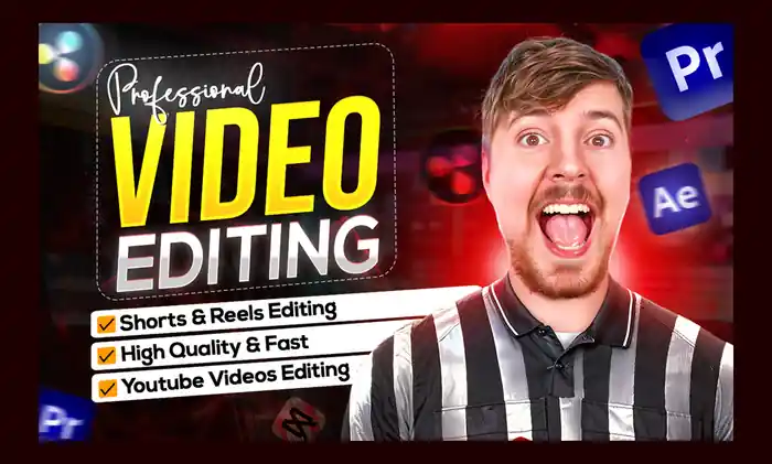 I can Edit your TikTok , YouTube video and Instagram Reels on Adobe Premiere