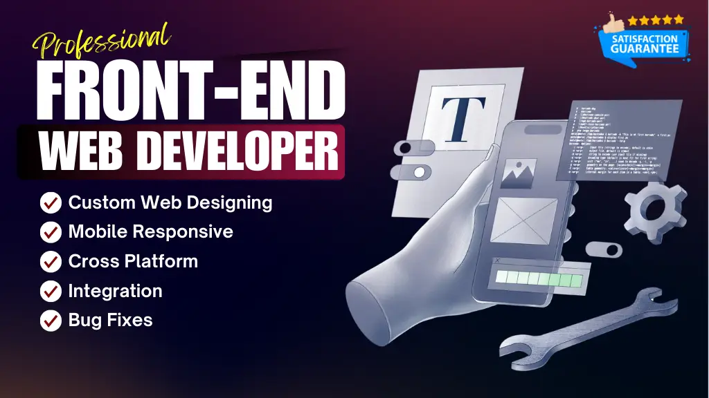 I can be your front end developer, website designer, html, css, bootstrap 