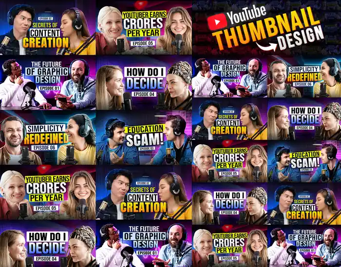 I can do Professional YouTube Thumbnail Design