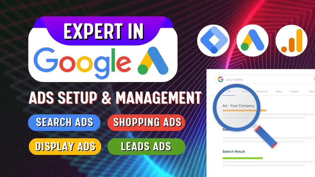 I can setup, manage and optimize your google ads campaign