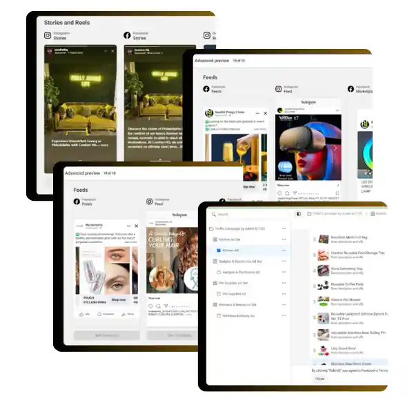 I can facebook ads campaign, shopify, meta ads, boost sales and conversions