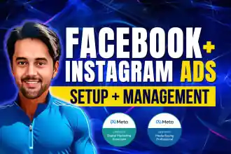 I can setup & manage Facebook & Instagram & meta ads campaign manager