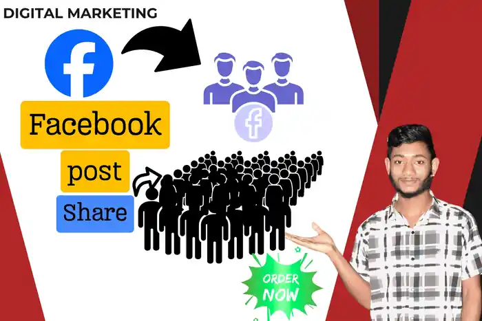 I can Share and Promote Your Facebook Post to Real Active Audiences