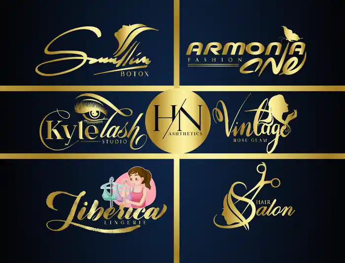 I can do aesthetic beauty lingerie swimwear skincare eyelash logo for you