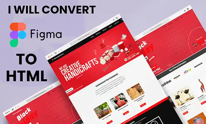 I can Convert Your Figma Design to Pixel-Perfect HTML/CSS